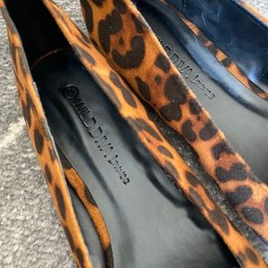 Lulu's Shoes - Brand NEW Faux Suede Leopard Flats